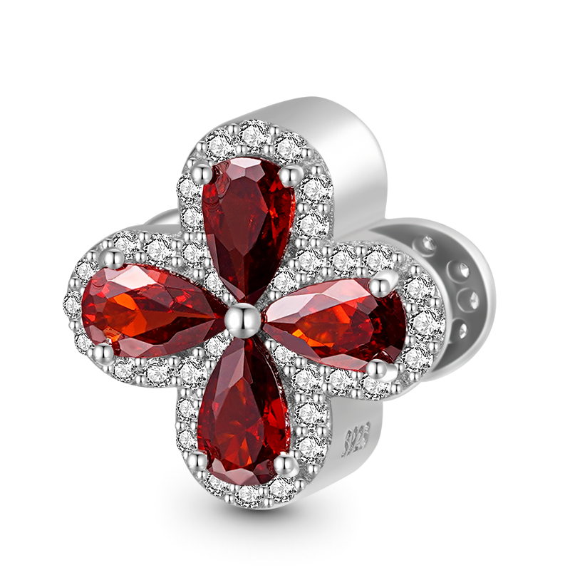 Gnoce Lucky Clover Birthstone Basic Charm_1
