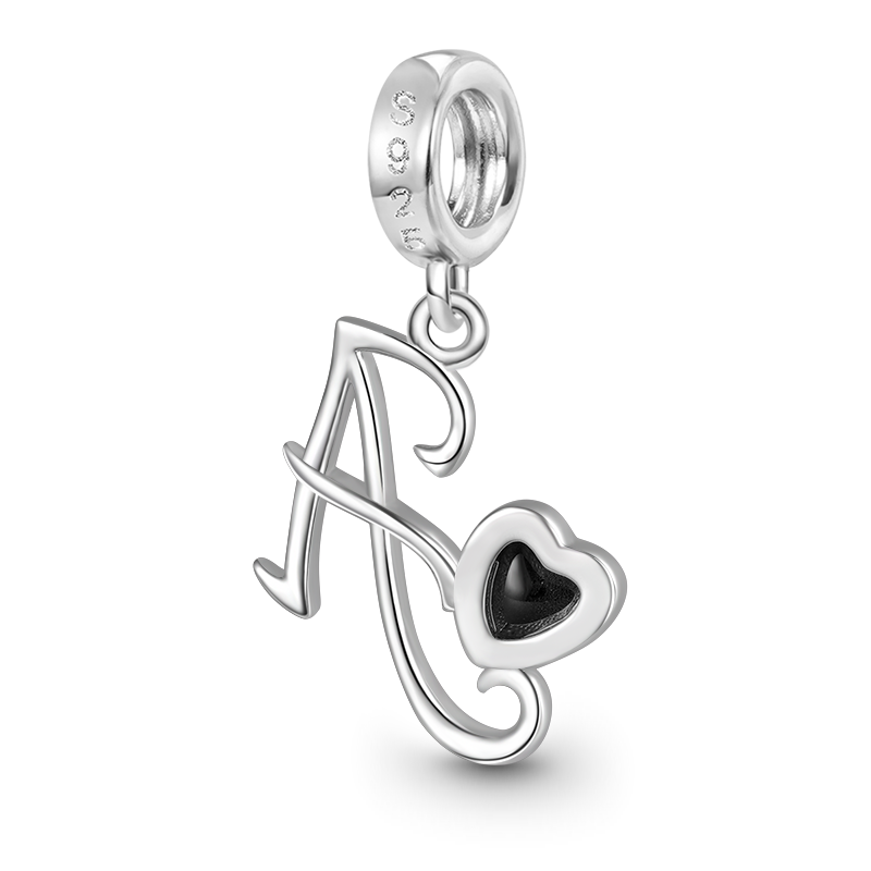 Gnoce Best Initial Letter Mood Pendant Dangle Charm_3