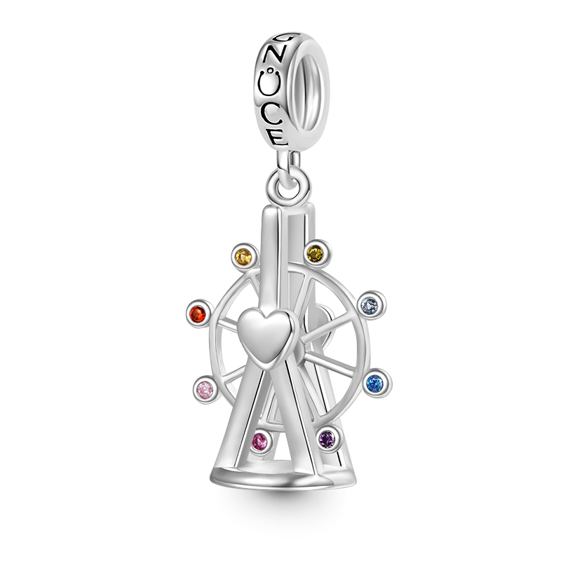 Gnoce Best Moment Ferris Wheel Pendant Dangle Cham_2