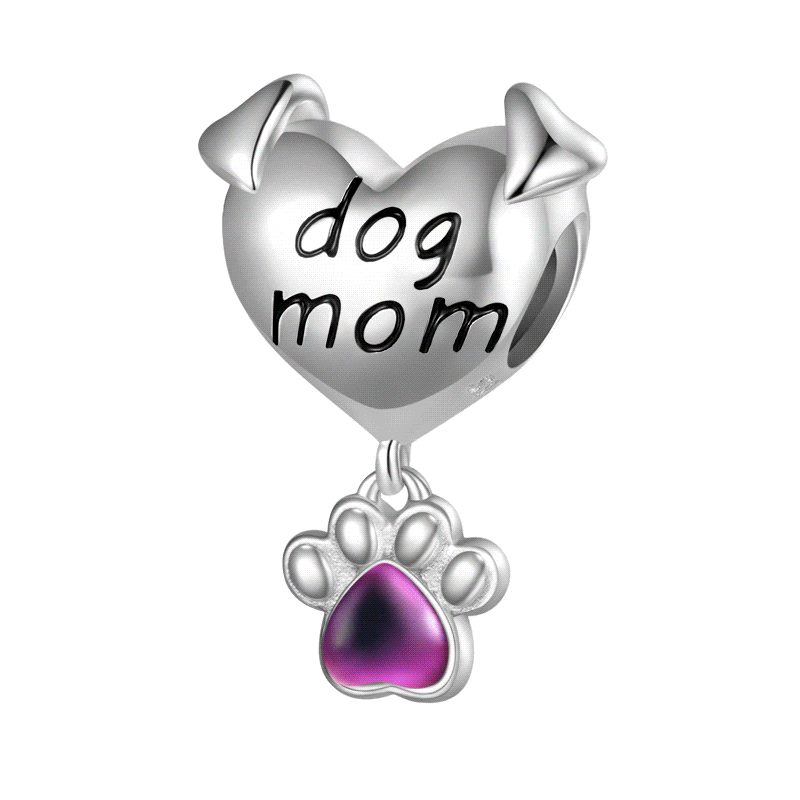 Gnoce Pet Dog Mom Paw Mood Charm_1