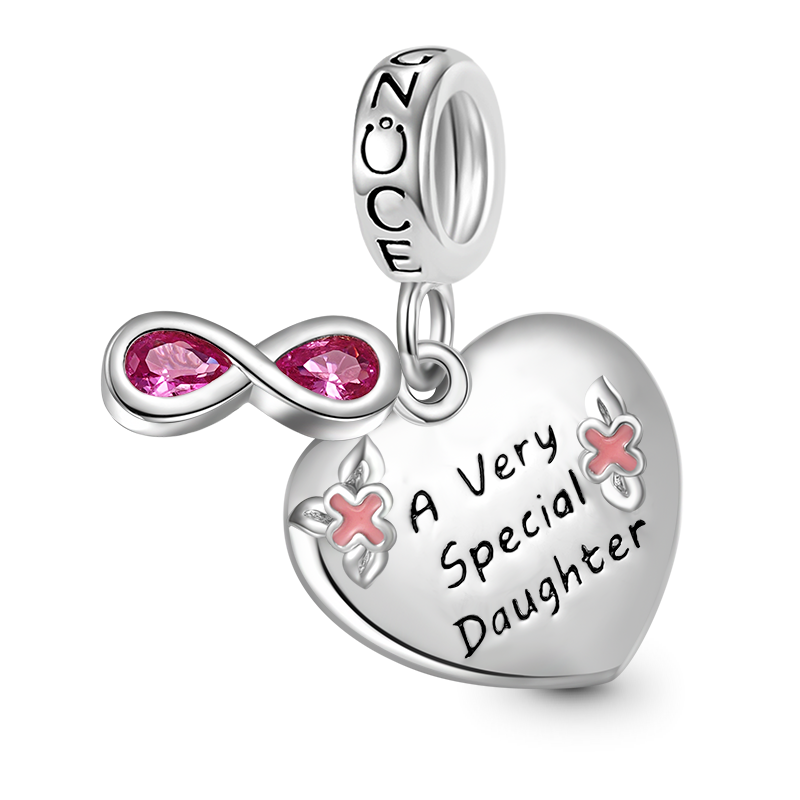 Gnoce Infinite Love Heart Pendant Dangle Charm_1