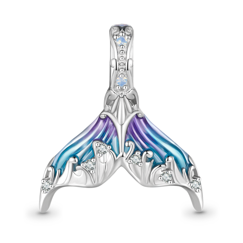 Gnoce Mermaid Tail Pendant Dangle Charm_1