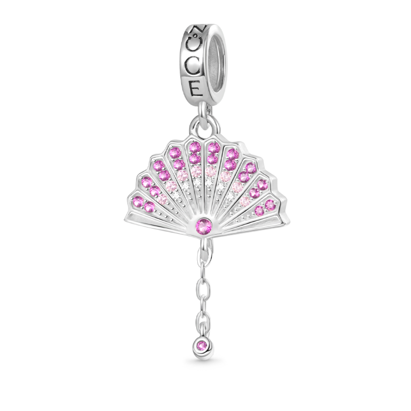 Gnoce Sparking Fan Pendant Dangle Charm_1