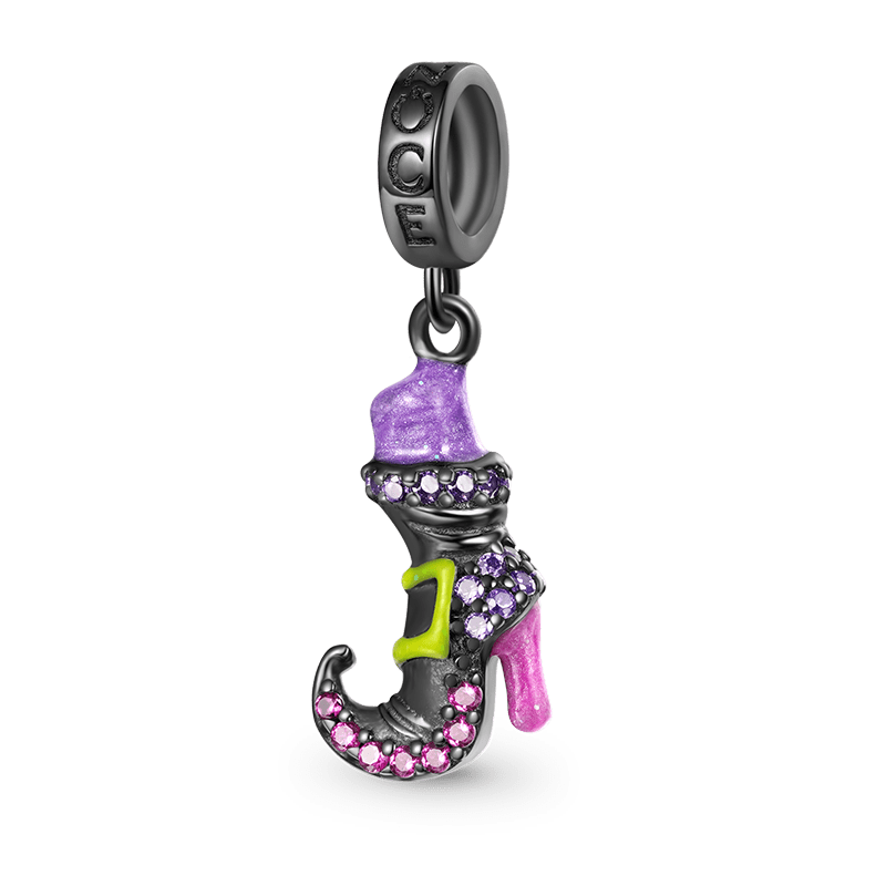 Gnoce Halloween Witches Boot Pendant Dangle Charm_1