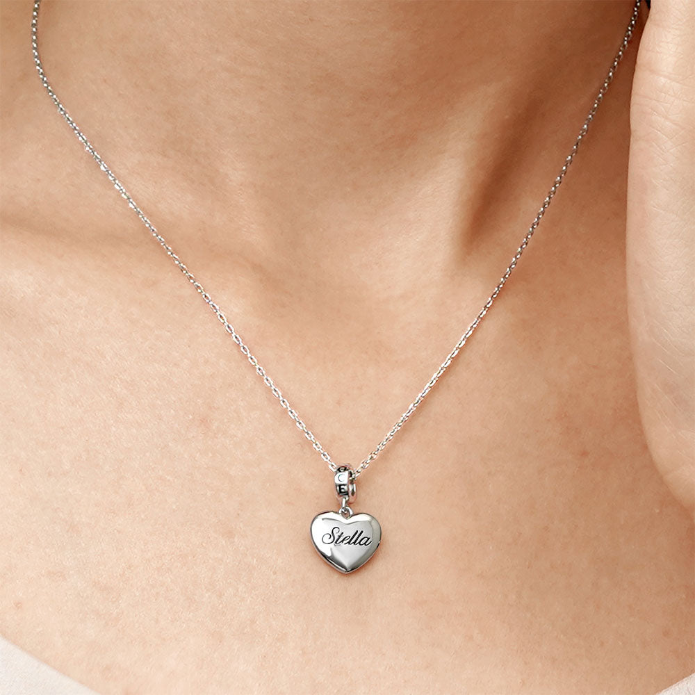 Gnoce Personalized Heart Pendant Dangle Charm_7