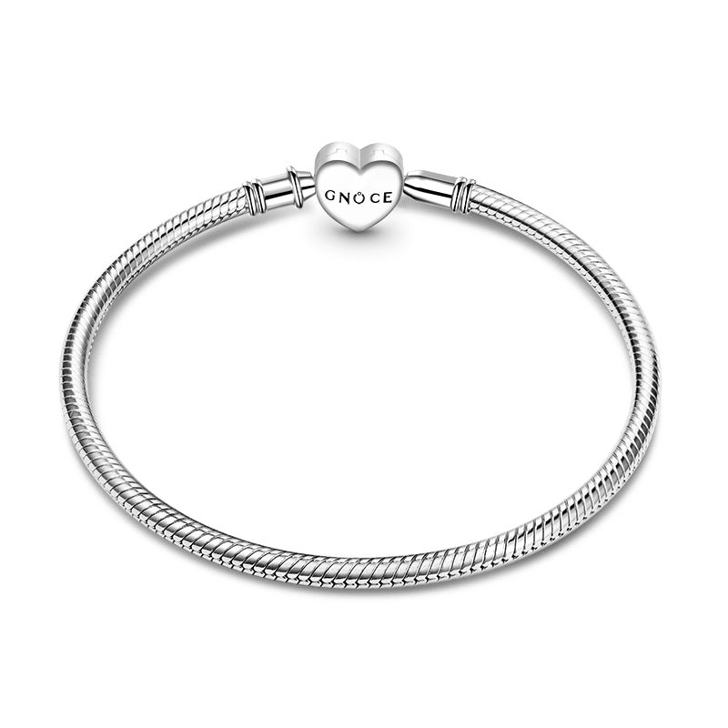 Gnoce “I love you to the moon and back” Love Basic Snake Chain Bracelet_2