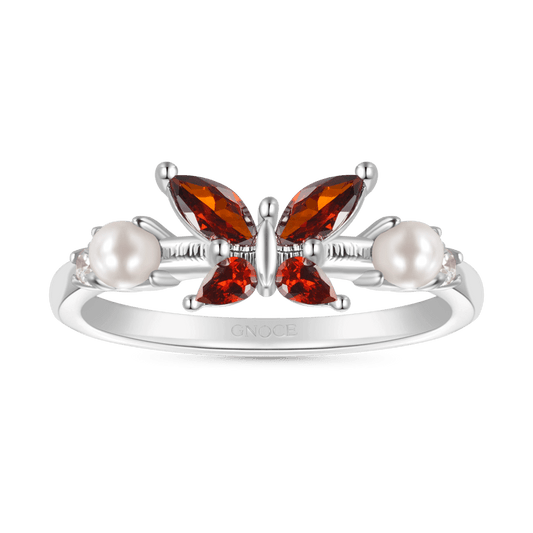 Gnoce Butterfly Pearl Promise Ring_1