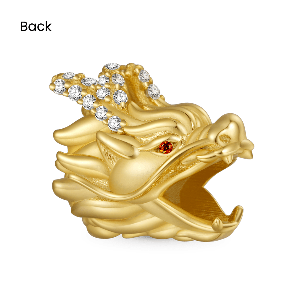 Gnoce Chinese Dragon Head Beard Charm_2