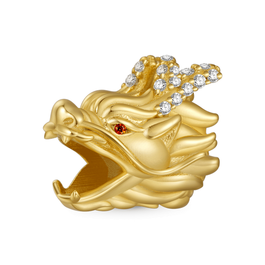 Gnoce Chinese Dragon Head Beard Charm_1