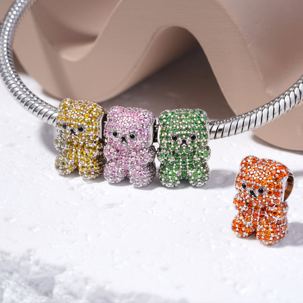 Gnoce Pink Gummy Bear Charm_3