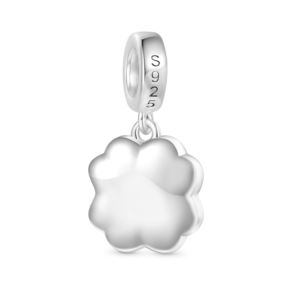 Gnoce Lucky Green Four-leaf Clover Pendant Dangle Charm_2