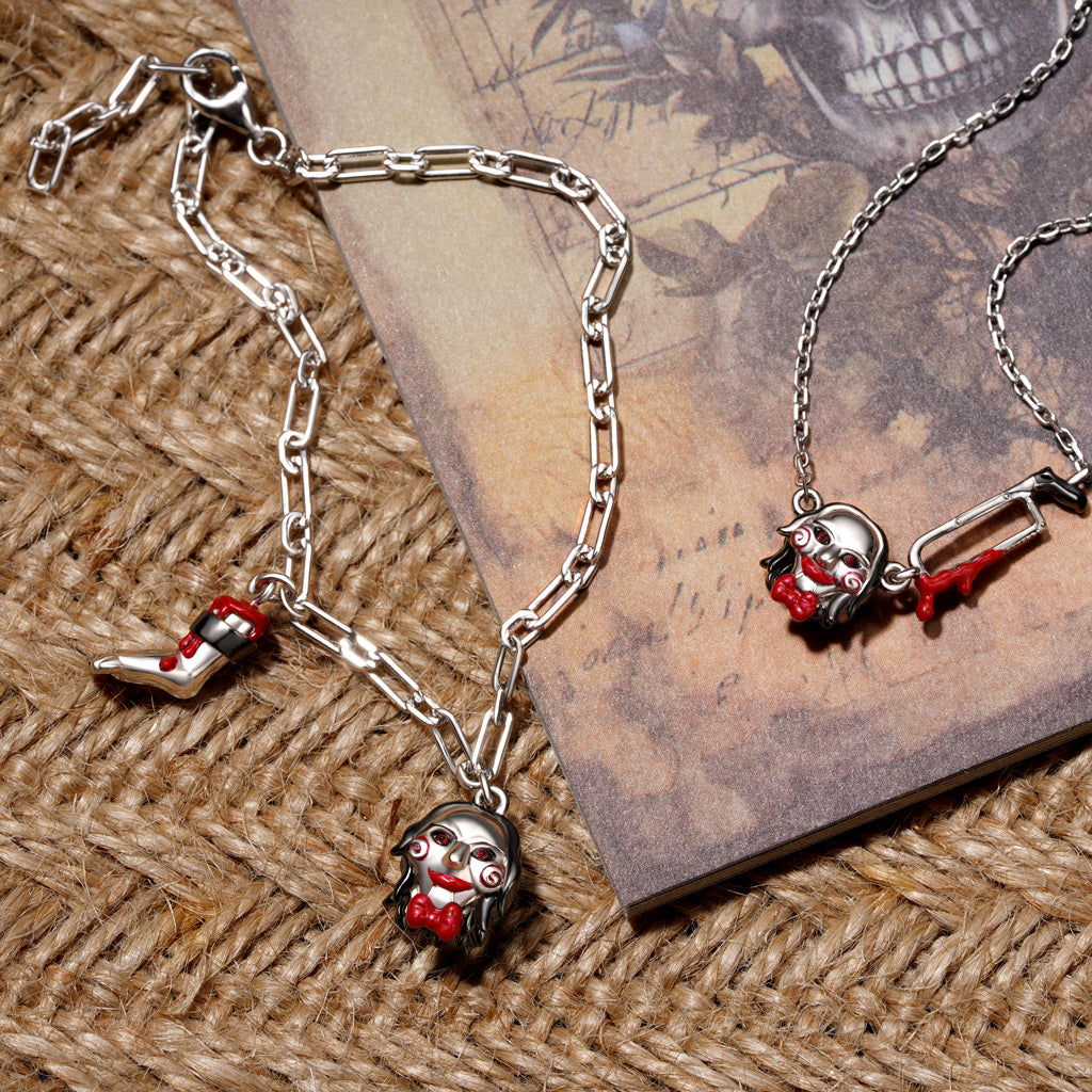  Gnoce Horror SAW Billy Necklace_4
