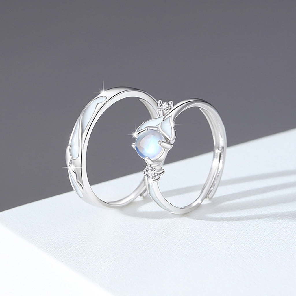 Gnoce Glowing Band Moonstone Adjustable Men's Band_2