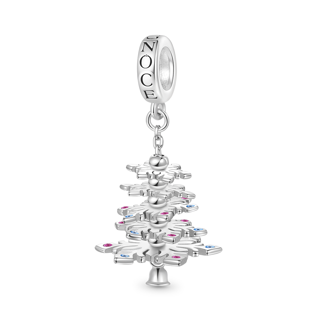 Gnoce Christmas Snowflake Tree Pendant Dangle Charm_1