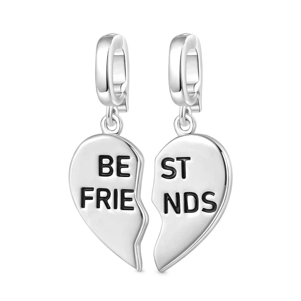 Gnoce Best Friend Right Heart Clasp Clusters Charm_3