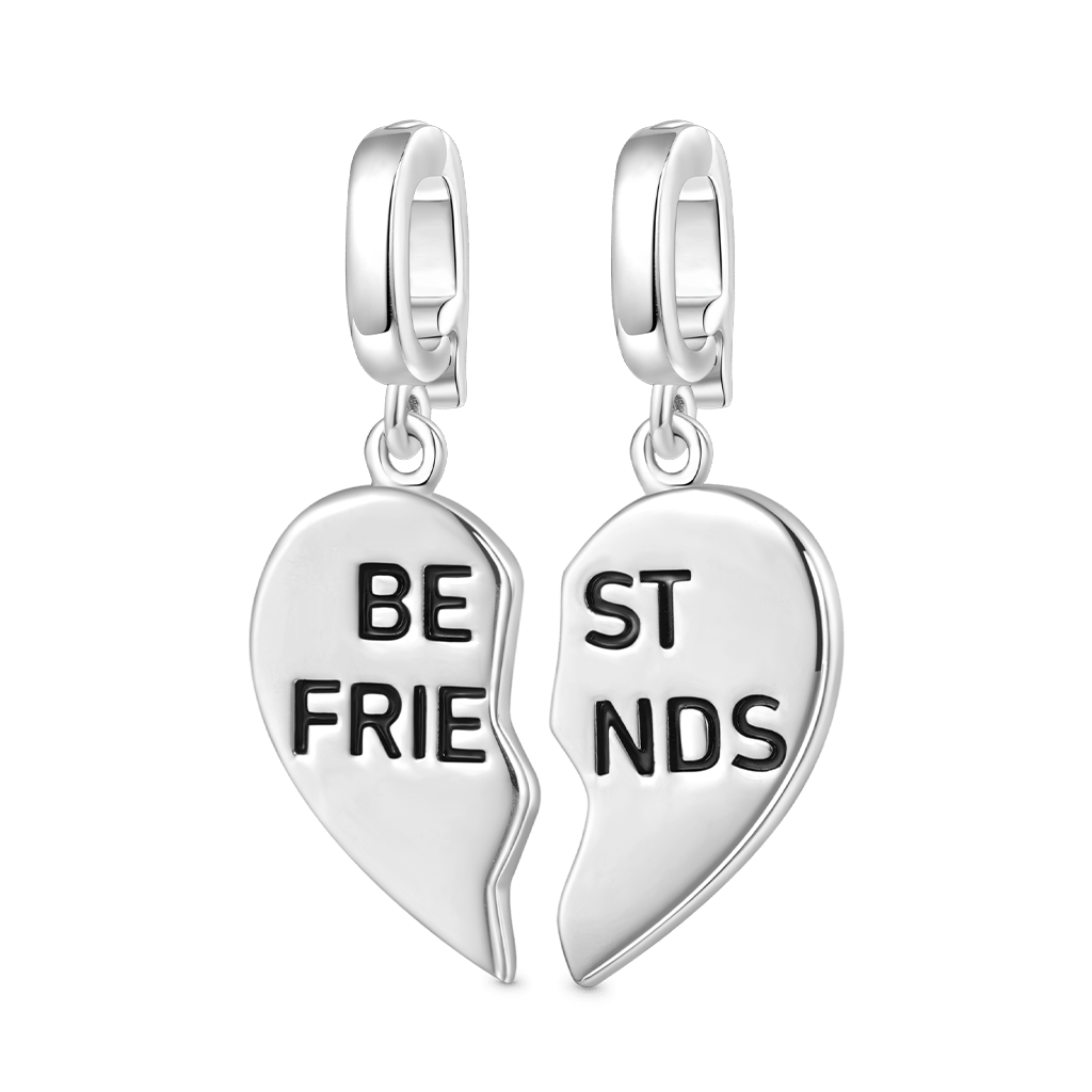 Gnoce Best Friend Right Heart Clasp Clusters Charm_3