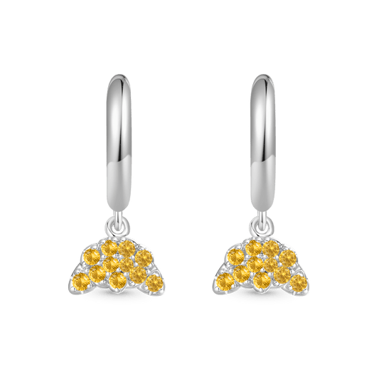 Gnoce Croissant Bread Hoop Earrings_1