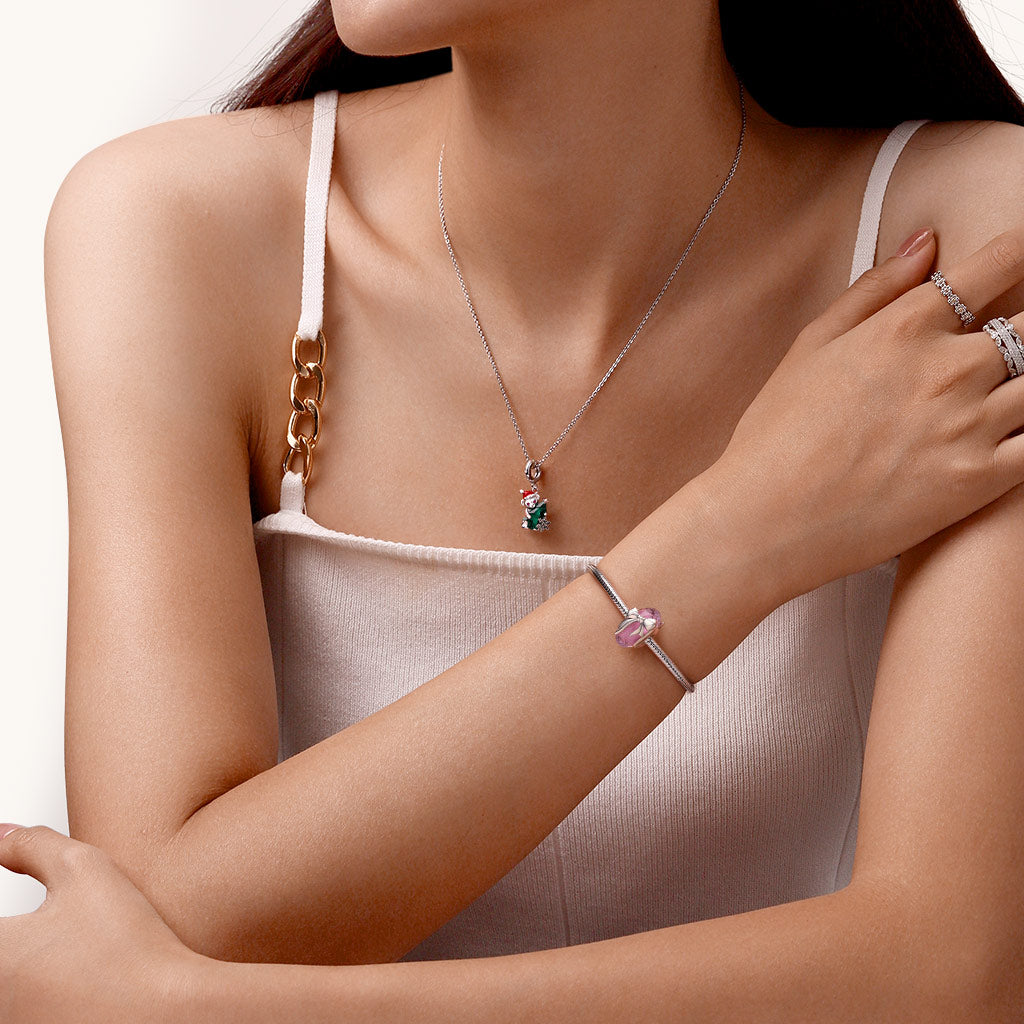 Gnoce Sweet Pink Bow Charm_4