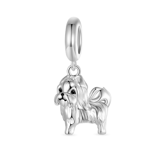 Gnoce Cute Animal Shih Tzu Pendant Dangle Charm_1