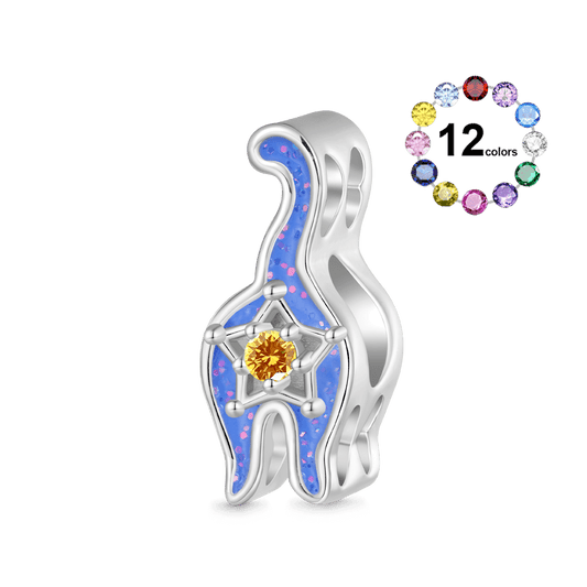 Gnoce Fun Cat Butt Birthstone Charm_1