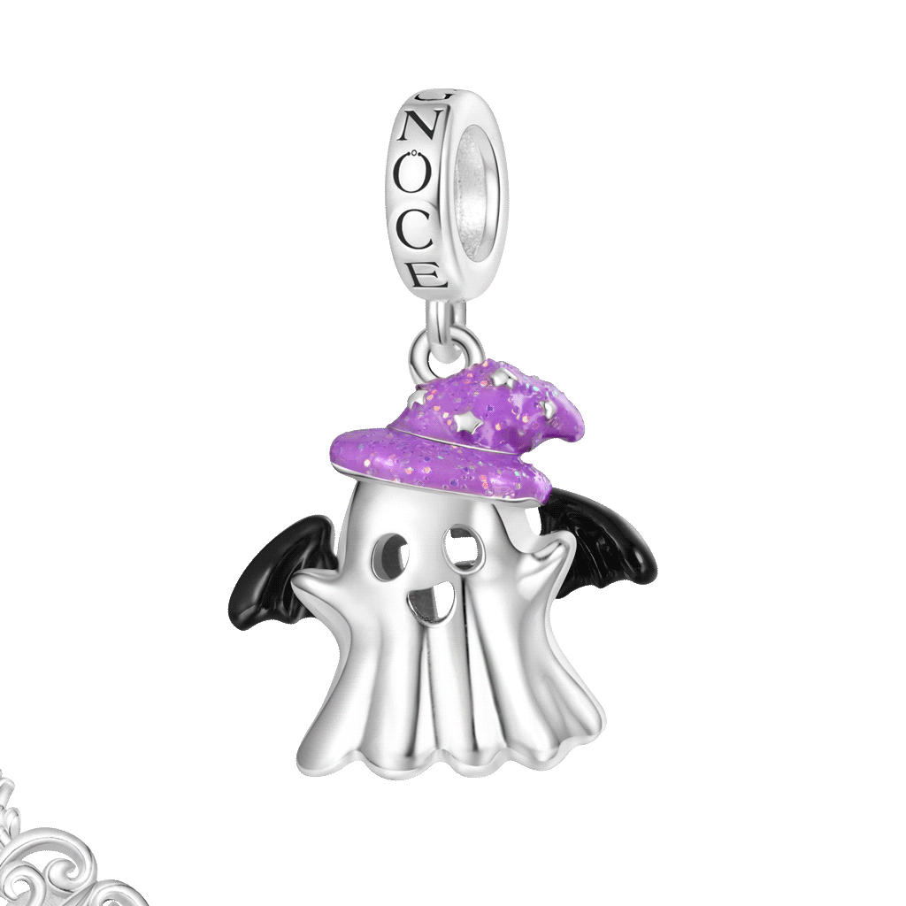 Gnoce Halloween Ghost Led Light-up Wireless Pendant Dangle Charm_1