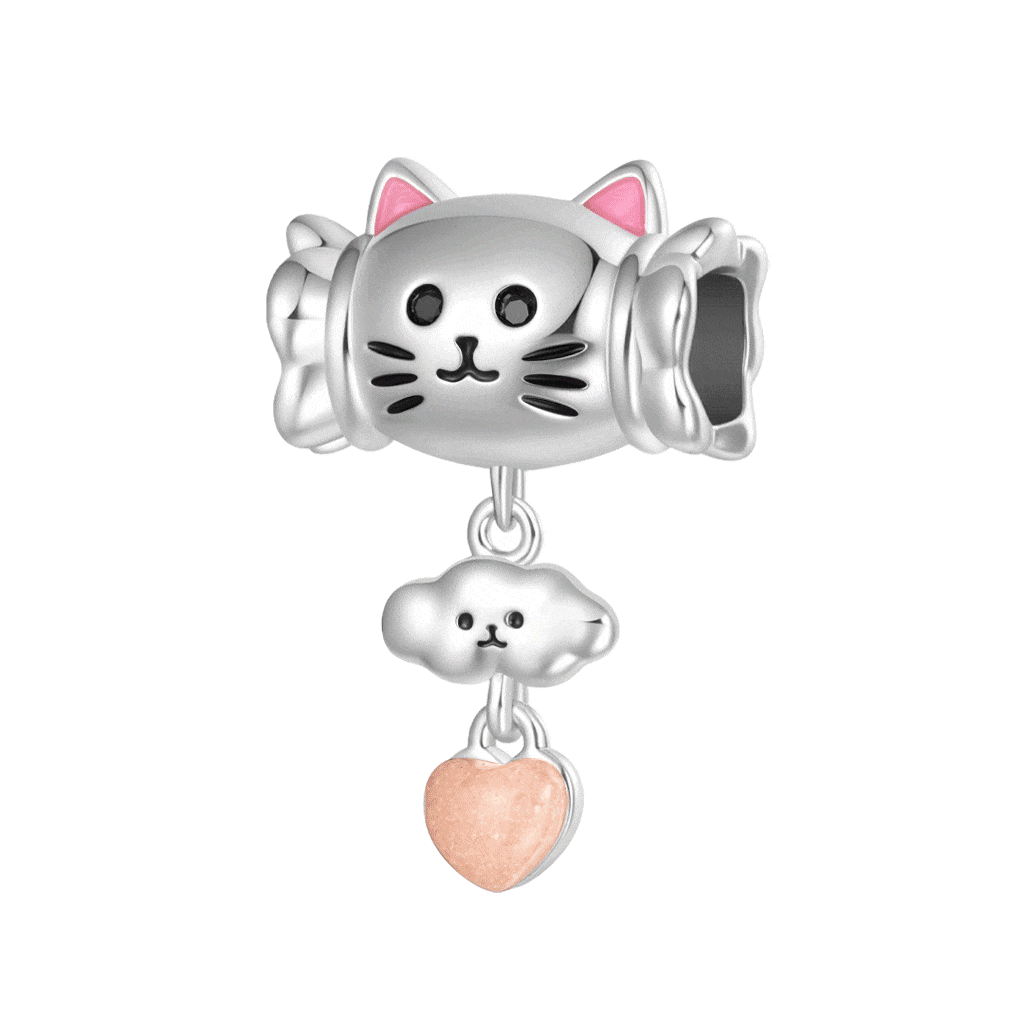 Gnoce Balloon Cat Heart Glow-in-the-Dark Charm_1