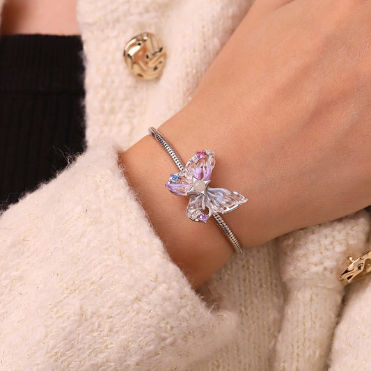 Gnoce Sparkling Colorful Butterfly Glow-in-the-Dark Stopper Charm_6