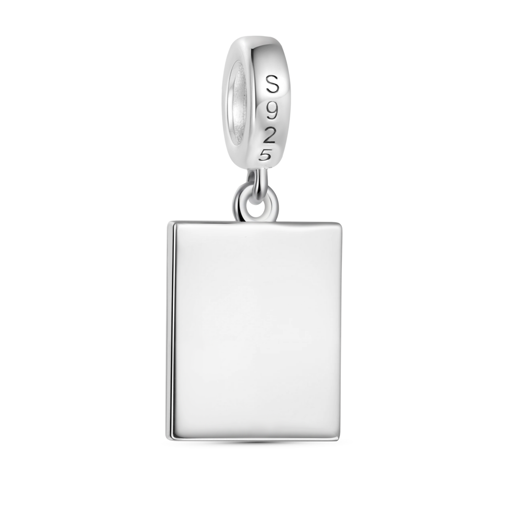 Gnoce Horror Chewing Scream Square Pendant Dangle Charm_3