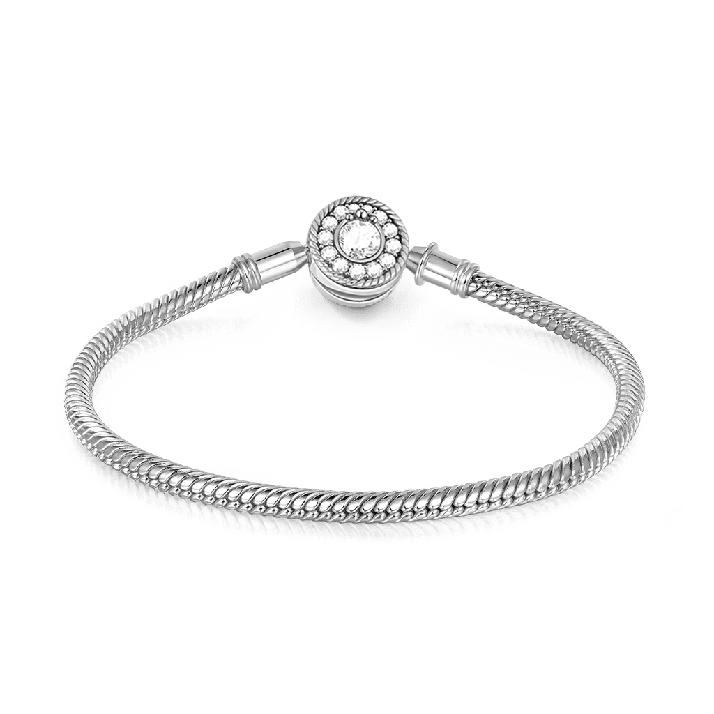Gnoce Classic Design Bracelet Platinum-plated Silver Blend_2