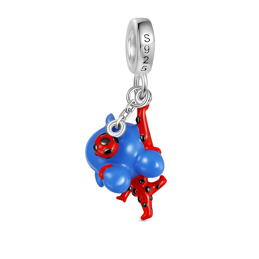 Gnoce Zag Heroez Miraculous - Ladybug Pendant Dangle Charm_2