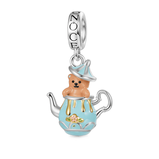 Gnoce Bear Teapot Pendant Dangle Charm_1