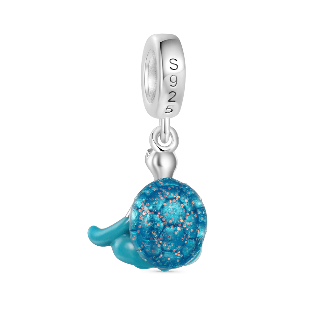Gnoce Meditating Sea Turtle Glow-in-the-Dark Pendant Dangle Charm_3