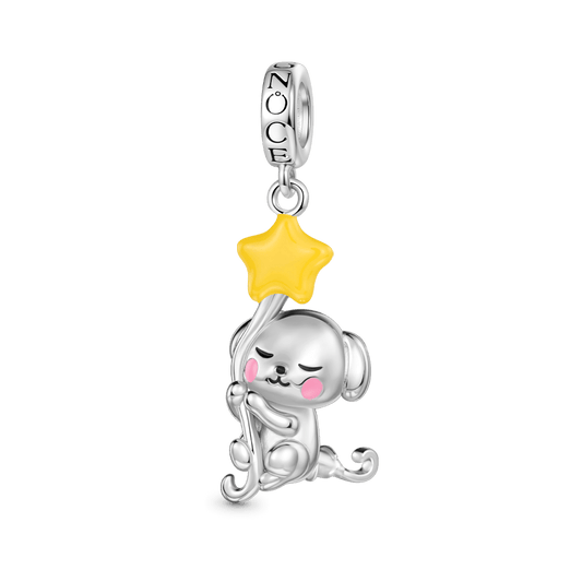 Gnoce Dog Memorial Urn Ashes Glow-in-the-Dark Pendant Dangle Charm_1