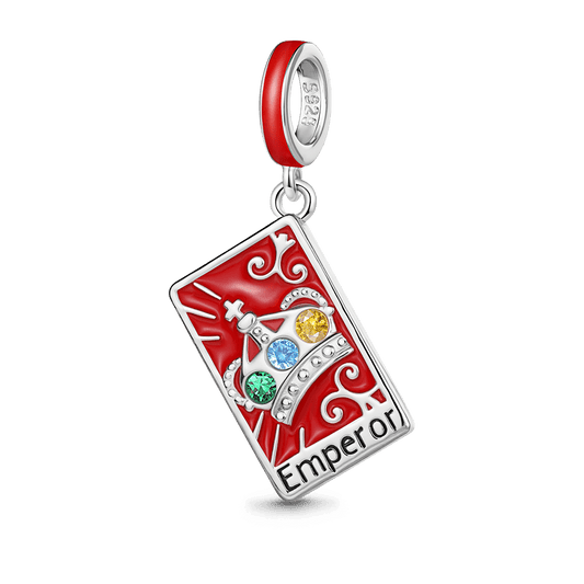 Gnoce Tarot Emperor Card Pendant Dangle Charm_1
