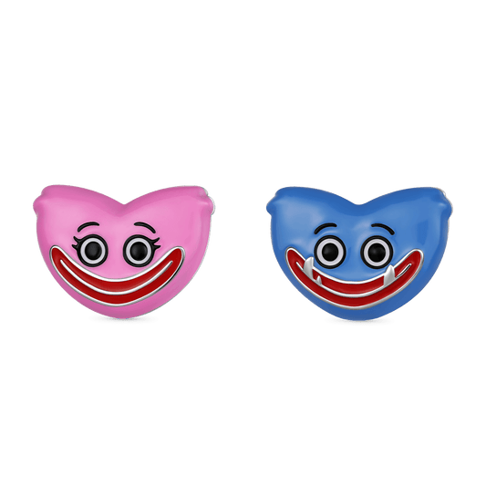 Gnoce Poppy Playtime Huggy Wuggy & Kissy Missy Stud Earrings_1