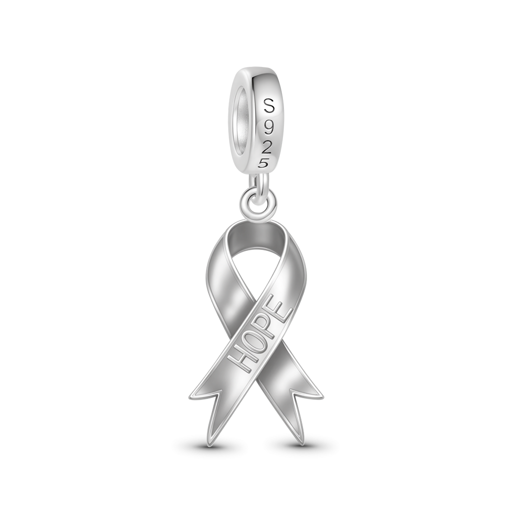Gnoce Disease Awareness Customizable Ribbon Pendant Dangle Charm_5