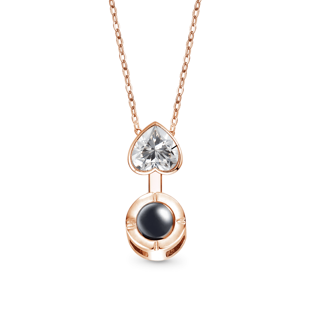 Gnoce Arrow Love Projection Necklace_3