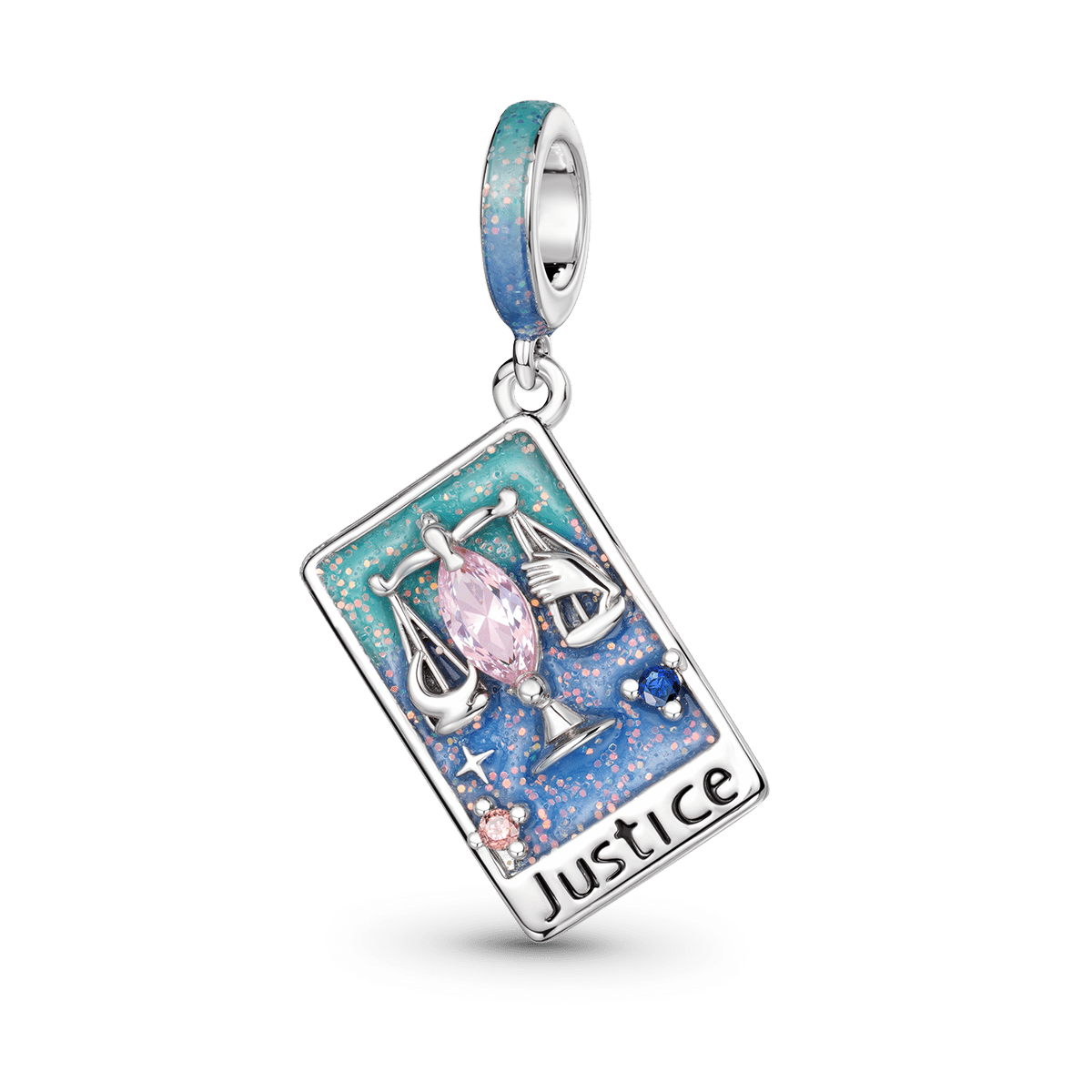 Gnoce Justice Tarot Glow-in-the-Dark Pendant Dangle Charm_2
