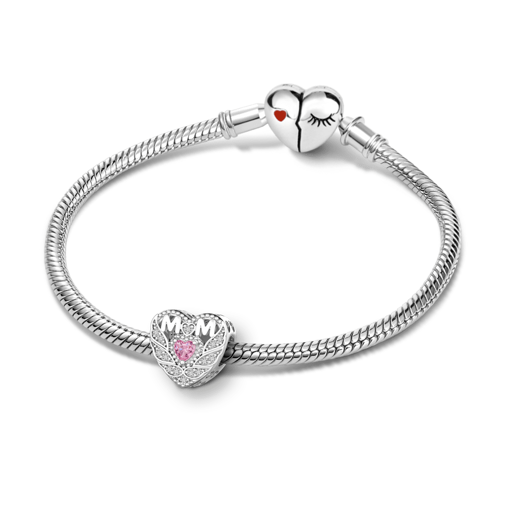 Gnoce Mother's Day Love Mom Heart Stopper Charm_3