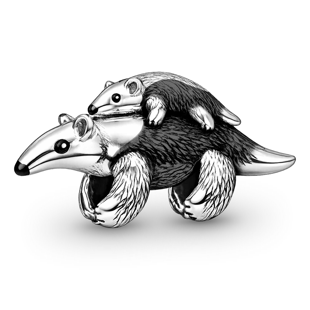 Gnoce Anteater Carrying Baby  Charm_5