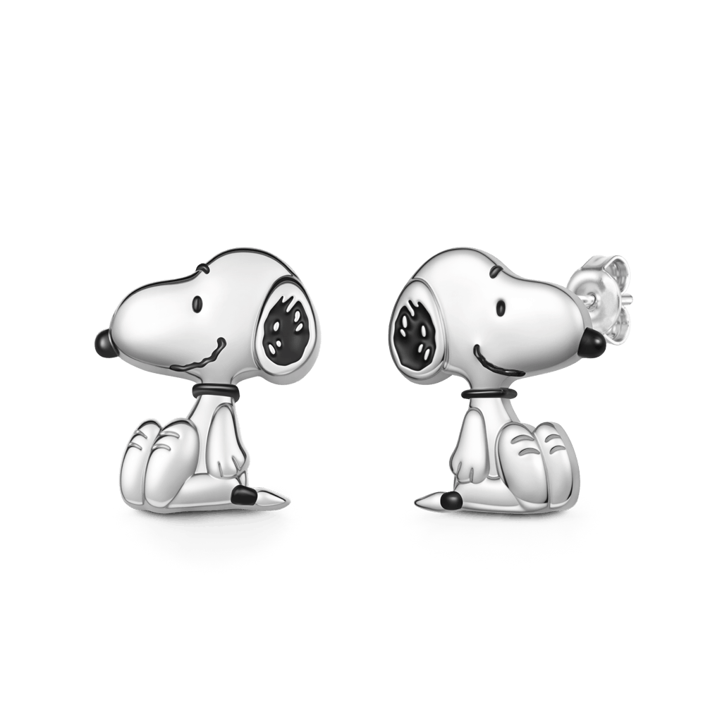 Gnoce Peanuts Snoopy Stud Earrings_1