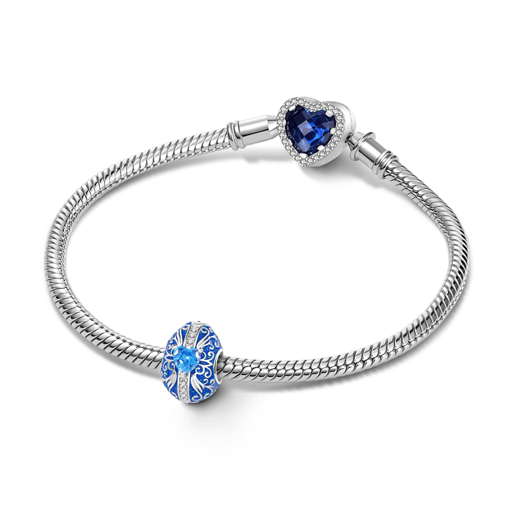 Gnoce Easter Egg Charm Platinum-plated Silver Blend_3