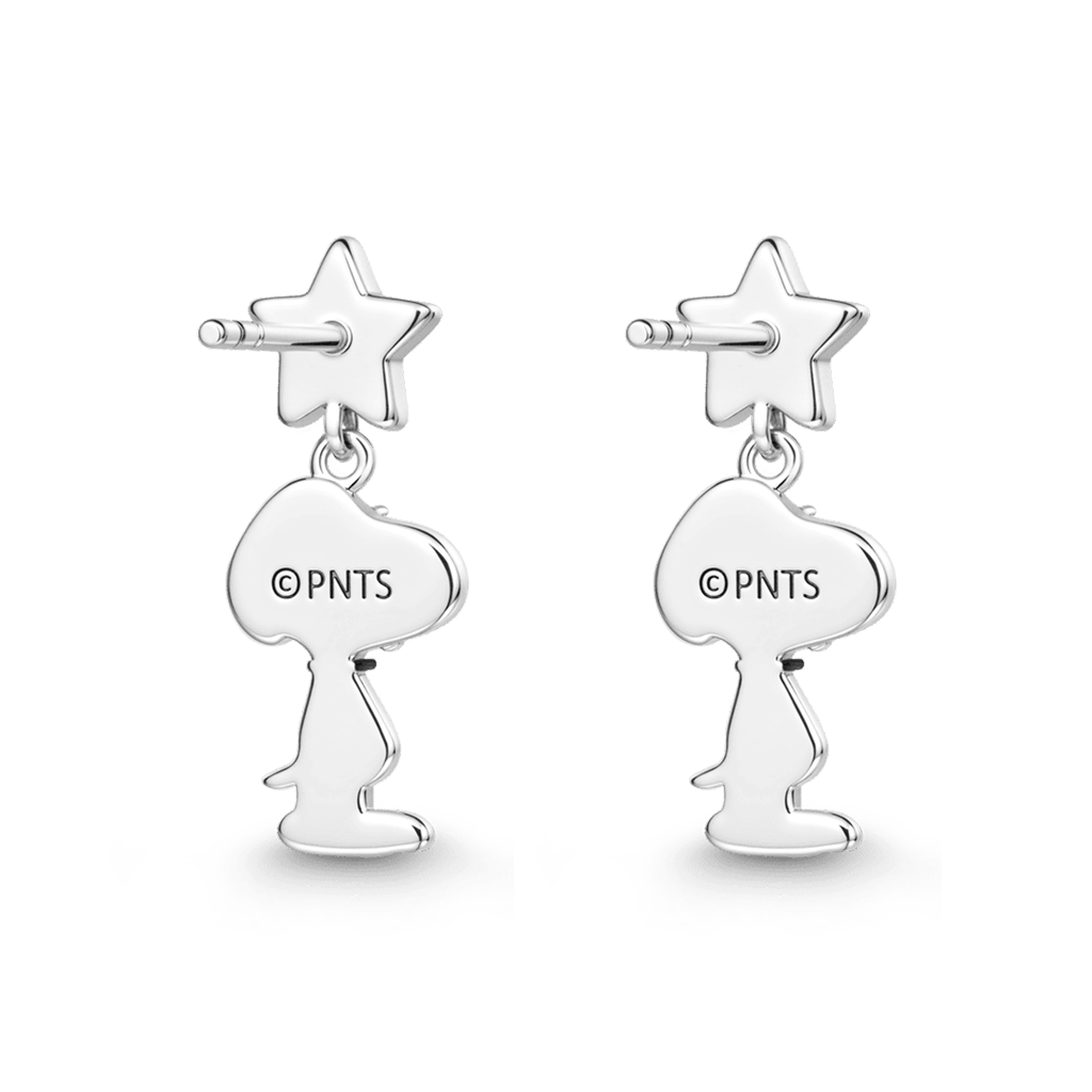 Gnoce Peanuts Snoopy Star Drop Earrings_4