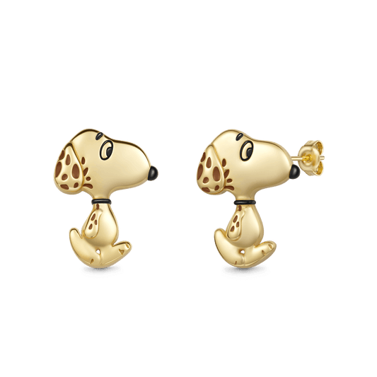 Gnoce Peanuts Snoopy Stud Earrings_1