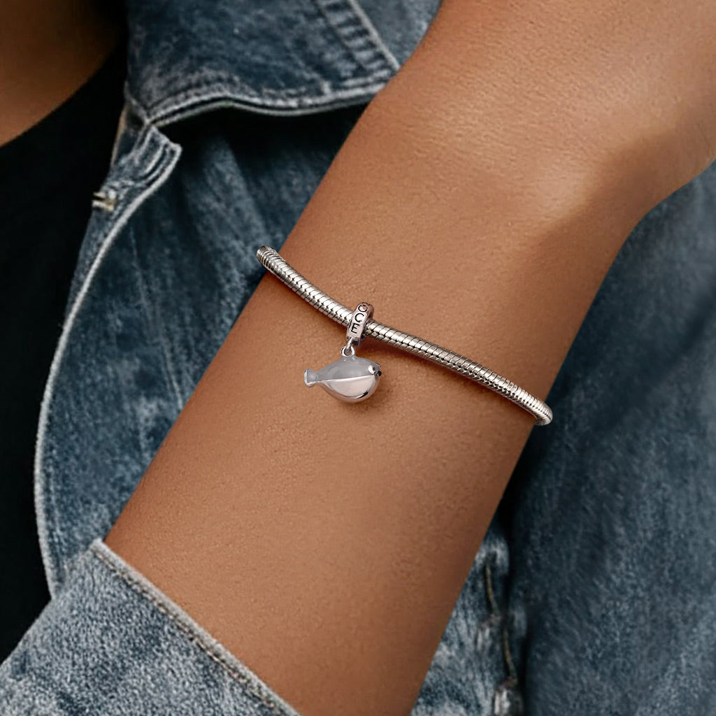 Gnoce Sacabambaspis Charm Platinum-plated Silver Blend_2